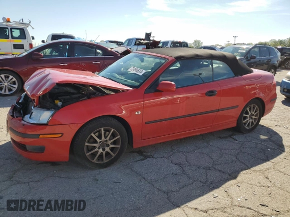 2004 Saab 9-3 Arc z VIN YS3FD79Y046003444, wystawiony jako Copart lot #72496634 z przebiegiem 116 540 mil mil oraz Szkoda całkowita • Salvage title. Historia ofert i sprzedaży dostępna na DreamBid. Obrazek 1.