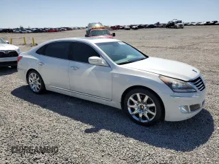 2012 Hyundai Equus Signature with VIN KMHGH4JH5CU050422, listed as a Copart auction lot 51899685 with 64,641 mi miles and Salvage title. Bid and sale history available at DreamBid. Image 4.