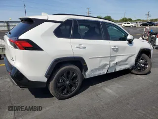 2024 Toyota RAV4 Hybrid SE z VIN 2T3T6RFV6RW049747, wystawiony jako Copart lot #58441525 z przebiegiem 10 458 mil mil oraz Szkoda całkowita • Salvage title. Historia ofert i sprzedaży dostępna na DreamBid. Obrazek 3.