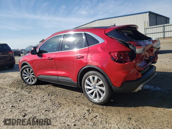 2021 Ford Escape Titanium Hybrid z VIN 1FMCU0DZ3MUA40397, wystawiony jako Copart lot #46353745 z przebiegiem 32 167 mil mil oraz Szkody całkowita. Historia ofert i sprzedaży dostępna na DreamBid. Obrazek 2.