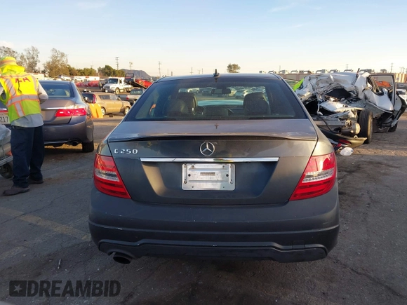 2013 Mercedes-Benz C-Class C 250 Sport with VIN WDDGF4HB8DA775968, listed as a IAAI auction lot 41646003 with 174,541 mi miles. Bid and sale history available at carsss.com. Image 16.