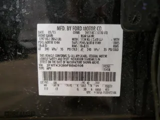 2015 Ford Edge SE with VIN 2FMTK3G99FBB43108, listed as a Copart auction lot 48078945 with 122,047 mi miles and Non Repairable. Bid and sale history available at carsss.com. Image 15.