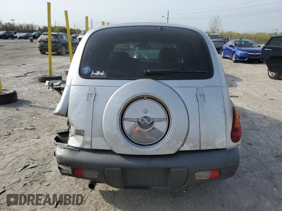 2001 Chrysler PT Cruiser with VIN 3C8FY4BB01T550004, listed as a Copart auction lot 53207285 with 141,515 mi miles and Clean title. Bid and sale history available at DreamBid. Image 6.