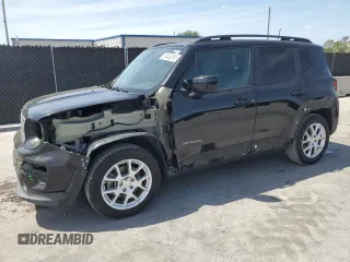 2020 Jeep Renegade Latitude with VIN ZACNJABB9LPL65716, listed as a Copart auction lot 53452695 with 66,390 mi miles and Salvage Title. Bid and sale history available at carsss.com. Image 1.