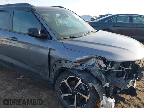 2022 Chevrolet TrailBlazer RS with VIN KL79MTSL0NB035652, listed as a IAAI auction lot 41791770 with 25,046 mi miles and . Bid and sale history available at DreamBid. Image 18.