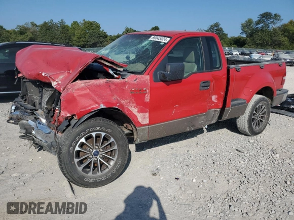 2005 Ford F-150 STX with VIN 1FTRF04W05KC08119, listed as a Copart auction lot 69045024 with 103,924 mi miles and Salvage title. Bid and sale history available at DreamBid. Image 1.