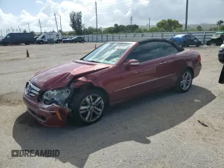 2008 Mercedes-Benz CLK 350 with VIN WDBTK56F68T089419, listed as a Copart auction lot 78423124 with 83,217 mi miles and Non Repairable. Bid and sale history available at DreamBid. Image 1.