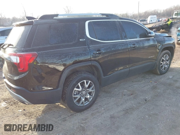 2020 GMC Acadia SLT with VIN 1GKKNMLS8LZ180007, listed as a IAAI auction lot 41197369 with 61,968 mi miles and . Bid and sale history available at DreamBid. Image 4.