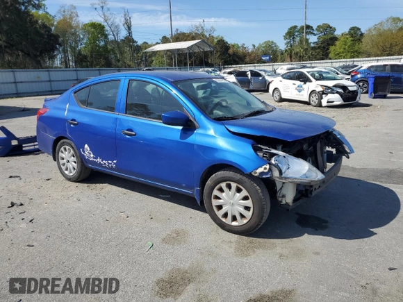 2016 Nissan Versa S Plus with VIN 3N1CN7APXGL900360, listed as a Copart auction lot 50884845 with 189,807 mi miles and Salvage Title. Bid and sale history available at carsss.com. Image 4.