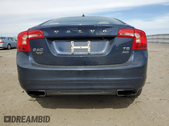 2015 Volvo S60 T5 Platinum with VIN YV1612TMXF2360756, listed as a Copart auction lot 47140365 with 147,280 mi miles and Clean Title. Bid and sale history available at carsss.com. Image 6.
