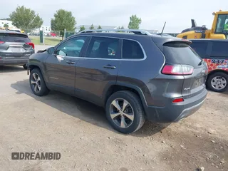2019 Jeep Cherokee High Altitude with VIN 1C4PJMDX4KD260309, listed as a IAAI auction lot 42594817 with 63,664 mi miles and . Bid and sale history available at DreamBid. Image 3.