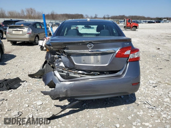2015 Nissan Sentra SR with VIN 3N1AB7AP1FY372953, listed as a Copart auction lot 88982245 with 162,610 mi miles and Salvage Title. Bid and sale history available at DreamBid. Image 6.