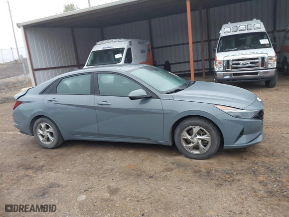 2022 Hyundai Elantra SE with VIN KMHLL4AG3NU351004, listed as a IAAI auction lot 41480234 with 48,485 mi miles. Bid and sale history available at carsss.com. Image 14.