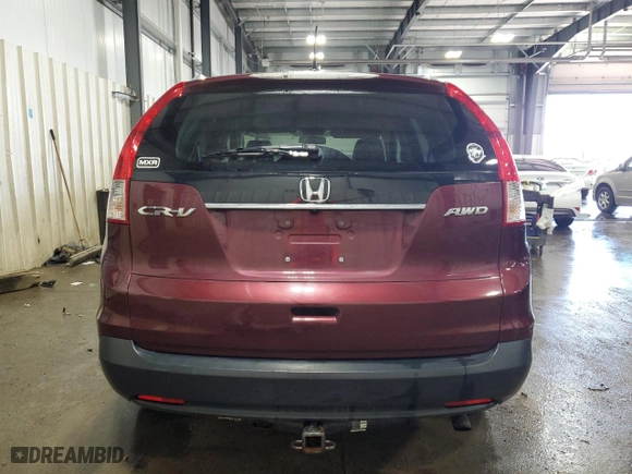 2012 Honda CR-V EX-L with VIN 5J6RM4H79CL037243, listed as a Copart auction lot 50555245 with 137,445 mi miles and Salvage Title. Bid and sale history available at carsss.com. Image 6.