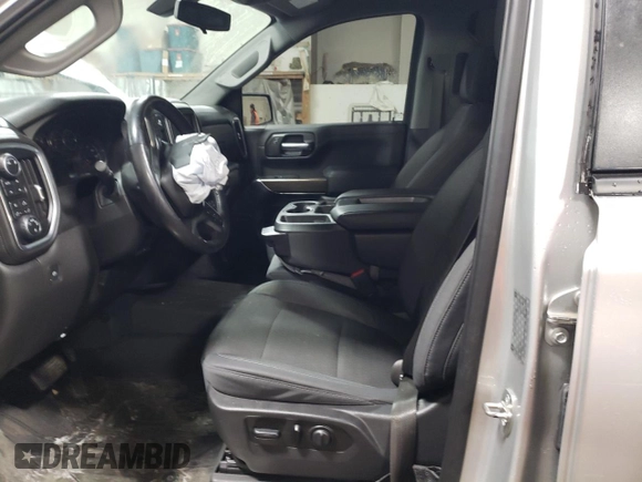 2019 Chevrolet Silverado 1500 RST with VIN 3GCUYEED8KG293051, listed as a Copart auction lot 46168195 with 51,790 mi miles and Salvage Title. Bid and sale history available at DreamBid. Image 7.