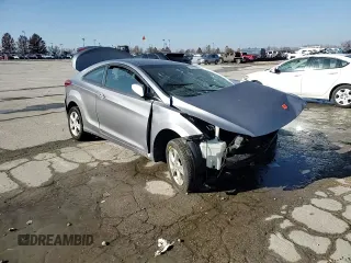 2013 Hyundai Elantra Coupe GS with VIN KMHDH6AE6DU009416, listed as a Copart auction lot 83116824 with 0 mi miles and Salvage Title. Bid and sale history available at carsss.com. Image 11.