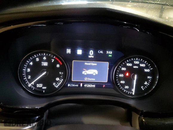 2020 Cadillac XT6 AWD Premium Luxury with VIN 1GYKPDRS4LZ101407, listed as a Copart auction lot 43554815 with 41,263 mi miles and Salvage title. Bid and sale history available at DreamBid. Image 9.
