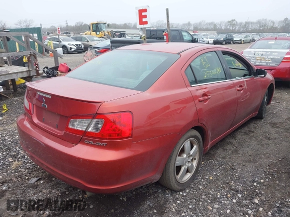 2011 Mitsubishi Galant ES with VIN 4A32B3FFXBE022493, listed as a IAAI auction lot 41851172 with 999,999 mi miles. Bid and sale history available at carsss.com. Image 4.