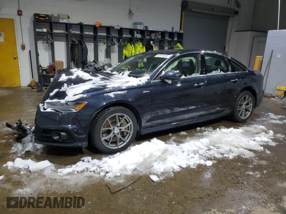 2018 Audi A6 Premium Plus with VIN WAUG3AFC6JN053249, listed as a Copart auction lot 43874035 with 118,814 mi miles and Salvage Title. Bid and sale history available at carsss.com. Image 1.