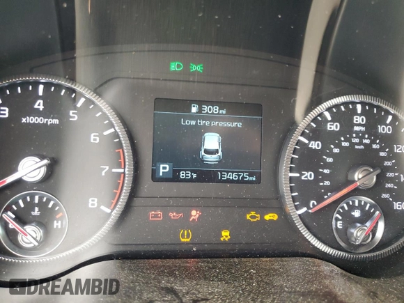 2020 Kia Telluride EX with VIN 5XYP34HC2LG065510, listed as a Copart auction lot 57177175 with 134,675 mi miles and Salvage title. Bid and sale history available at DreamBid. Image 9.