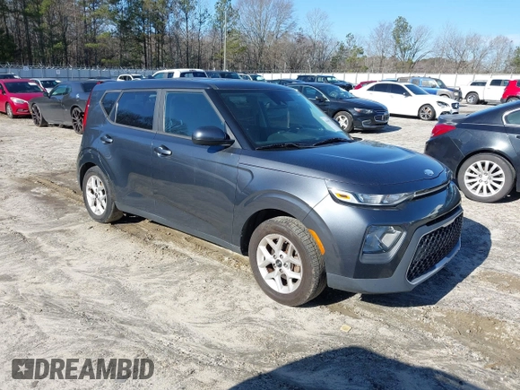 2020 Kia Soul LX with VIN KNDJ23AU2L7012020, listed as a IAAI auction lot 41459734 with 201,605 mi miles. Bid and sale history available at carsss.com. Image 1.