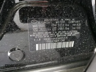 2023 Hyundai IONIQ 6 SEL with VIN KMHM34AAXPA035376, listed as a Copart auction lot 45840605 with 21,088 mi miles and Salvage Title. Bid and sale history available at carsss.com. Image 15.
