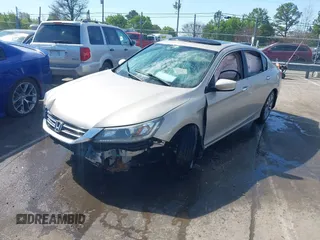 2014 Honda Accord LX with VIN 1HGCR2F33EA028541, listed as a IAAI auction lot 41904243 with 56,735 mi miles and . Bid and sale history available at carsss.com. Image 2.