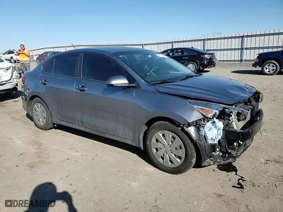 2020 Kia Rio S with VIN 3KPA24AD3LE319590, listed as a Copart auction lot 46247885 with 63,448 mi miles and Salvage Title. Bid and sale history available at carsss.com. Image 11.