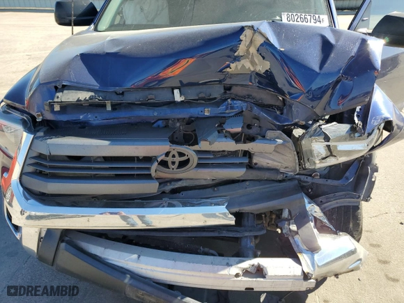 2015 Toyota Tundra 2WD Truck SR5 with VIN 5TFEM5F18FX087122, listed as a Copart auction lot 80266794 with 0 mi miles and Salvage Title. Bid and sale history available at carsss.com. Image 11.