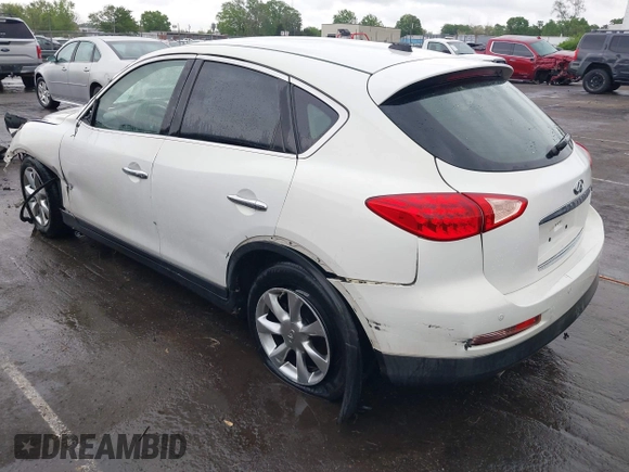 2008 Infiniti EX Journey with VIN JNKAJ09E68M302556, listed as a IAAI auction lot 41981076 with 160,197 mi miles. Bid and sale history available at carsss.com. Image 3.