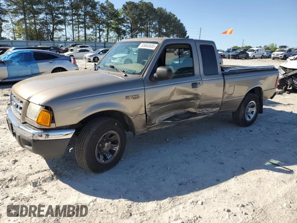 2003 Ford Ranger XL Fleet with VIN 1FTYR44V63PA20836, listed as a Copart auction lot 53003535 with 93,215 mi miles and Salvage Title. Bid and sale history available at carsss.com. Image 1.