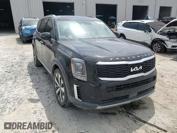2022 Kia Telluride S with VIN 5XYP6DHC7NG248427, listed as a Copart auction lot 53968555 with 57,517 mi miles and Salvage title. Bid and sale history available at DreamBid. Image 15.