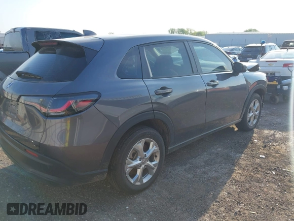 2023 Honda HR-V LX with VIN 3CZRZ1H31PM743253, listed as a IAAI auction lot 42049612 with Not provided miles and . Bid and sale history available at DreamBid. Image 4.