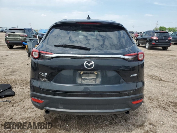 2019 Mazda CX-9 Touring with VIN JM3TCBCY4K0300233, listed as a Copart auction lot 59424225 with 50,337 mi miles and Salvage title. Bid and sale history available at DreamBid. Image 6.