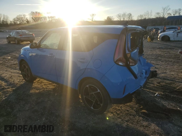 2023 Kia Soul EX with VIN KNDJ33AU5P7214045, listed as a Copart auction lot 45869155 with 66,992 mi miles and Salvage Title. Bid and sale history available at carsss.com. Image 2.