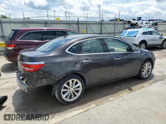 2012 Buick Verano Group with VIN 1G4PS5SK8C4190076, listed as a Copart auction lot 58431335 with 164,395 mi miles and Salvage title. Bid and sale history available at DreamBid. Image 3.