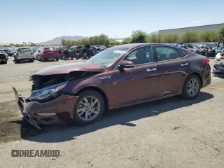 2019 Kia Optima LX with VIN 5XXGT4L36KG339351, listed as a Copart auction lot 64113125 with 73,245 mi miles and Salvage title. Bid and sale history available at DreamBid. Image 1.