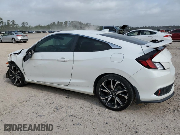 2019 Honda Civic Si with VIN 2HGFC3A51KH750102, listed as a Copart auction lot 52015295 with 65,824 mi miles and Salvage Title. Bid and sale history available at DreamBid. Image 2.