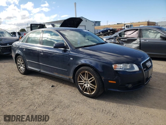 2008 Audi A4 2.0T with VIN WAUDF68EX8A170128, listed as a Copart auction lot 74987444 with 236,666 mi miles and Clean Title. Bid and sale history available at carsss.com. Image 4.