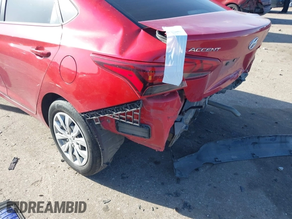 2022 Hyundai Accent SE with VIN 3KPC24A61NE171677, listed as a IAAI auction lot 41691372 with 50,151 mi miles. Bid and sale history available at carsss.com. Image 6.