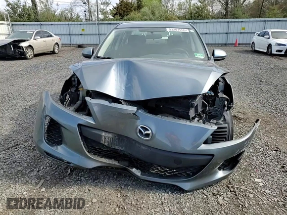 2013 Mazda 3 i SV with VIN JM1BL1TF8D1709748, listed as a Copart auction lot 53201555 with Not Provided miles and Salvage Title. Bid and sale history available at DreamBid. Image 11.