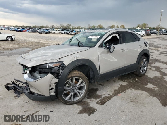 2024 Mazda CX-30 S Premium with VIN 3MVDMBDM3RM695033, listed as a Copart auction lot 52922055 with 15,996 mi miles and Salvage title. Bid and sale history available at DreamBid. Image 1.