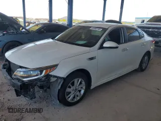 2018 Kia Optima LX with VIN KNAGT4L36J5216987, listed as a Copart auction lot 53490745 with 93,907 mi miles and Salvage title. Bid and sale history available at DreamBid. Image 1.