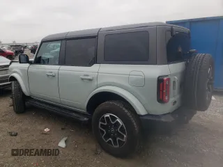 2024 Ford Bronco Outer Banks with VIN 1FMEE8BP2RLA21794, listed as a Copart auction lot 43906625 with 5,947 mi miles and Salvage title. Bid and sale history available at DreamBid. Image 2.