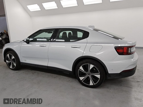2023 Polestar 2 with VIN YSMED3KA7PL136589, listed as a Copart auction lot 54148225 with 96,851 mi miles and Clean Title. Bid and sale history available at DreamBid. Image 2.