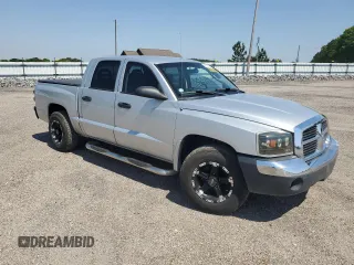 2005 Dodge Dakota SLT with VIN 1D7HE48N35S223260, listed as a Copart auction lot 53379715 with 166,892 mi miles and Clean Title. Bid and sale history available at DreamBid. Image 4.