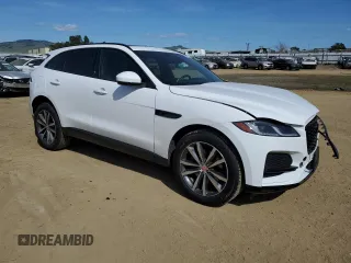 2022 Jaguar F-Pace S with VIN SADCJ2EX3NA699951, listed as a Copart auction lot 50092105 with 35,369 mi miles and Salvage title. Bid and sale history available at DreamBid. Image 4.