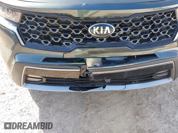 2021 Kia Sorento EX with VIN 5XYRHDLF2MG068257, listed as a IAAI auction lot 41755974 with 77,829 mi miles. Bid and sale history available at carsss.com. Image 17.