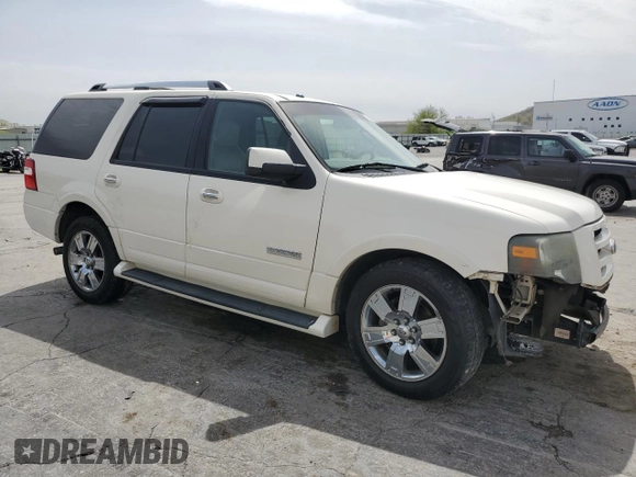 2008 Ford Expedition Limited z VIN 1FMFU19598LA75210, wystawiony jako Copart lot #51532025 z przebiegiem 276 757 mil mil oraz Szkoda całkowita • Salvage title. Historia ofert i sprzedaży dostępna na DreamBid. Obrazek 4.