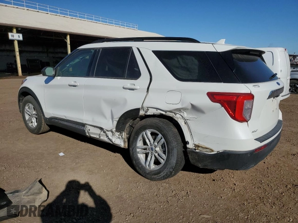 2023 Ford Explorer XLT with VIN 1FMSK7DH4PGC23778, listed as a Copart auction lot 44665345 with 79,783 mi miles and Salvage title. Bid and sale history available at DreamBid. Image 2.